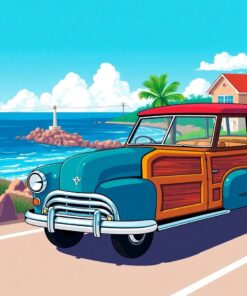 Coastal Drive Paint Numbers