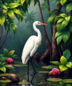 Tropical Swamp Paint Numbers