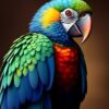 Tropical Macaw Paint Numbers