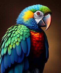 Tropical Macaw Paint Numbers