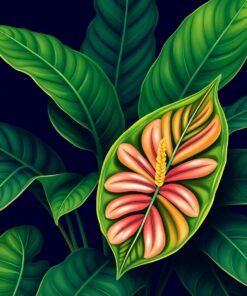 Botanical Study Paint Numbers