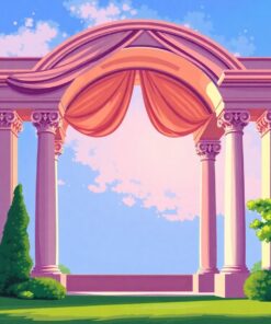 Classical Realism Draped Arch Paint By Numbers