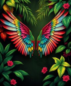 Jungle Wings Paint Numbers