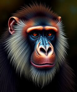Primate Portrait Paint Numbers