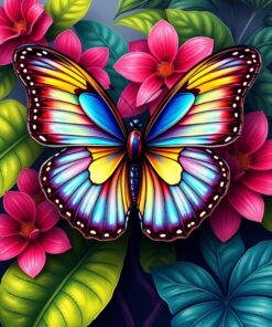 Tropical Morpho Paint Numbers