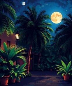 Night Shadows Paint Numbers