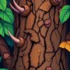 Jungle Bark Paint Numbers