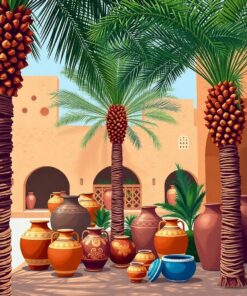 Under Palms Paint Numbers