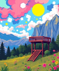 Alpine Peaks Paint Numbers