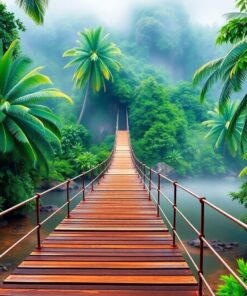 Mist Bridge Paint Numbers