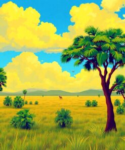 Savannah Skies Paint Numbers