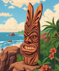 Tiki Watcher Paint Numbers