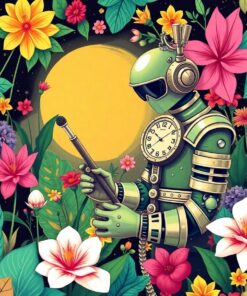 Exotic Flora Paint Numbers