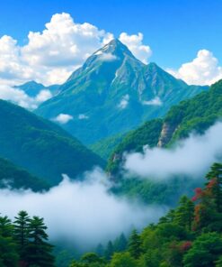 Quetzal Landscape Paint Numbers