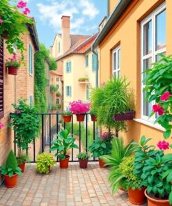 Balcony View Paint Numbers