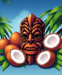 Carved Mask Paint Numbers