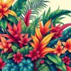 Collected Vintage Jungle Fronds Paint By Numbers