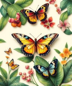 Tropical Specimens Paint Numbers