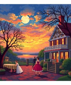 Colonial Evening Serenade Paint By Numbers