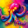 Colorful Octopus Animals Paint By Numbers