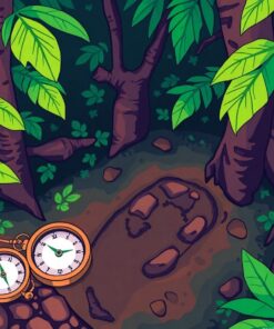 Cryptid Footprint Paint Numbers