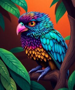 Rainforest Fowl Paint Numbers