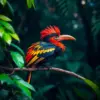 Concealed Tropical Canopy Hoatzin Paint By Numbers
