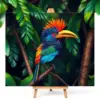 Concealed Tropical Canopy Hoatzin Paint By Numbers