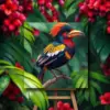 Concealed Tropical Canopy Hoatzin Paint By Numbers