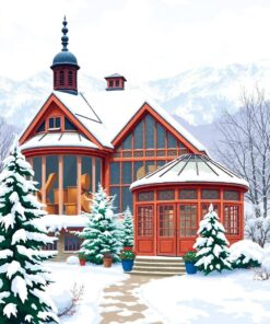 Winter Snow Paint Numbers