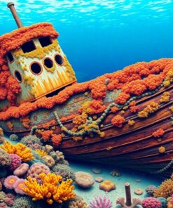 Vintage Shipwreck Paint Numbers