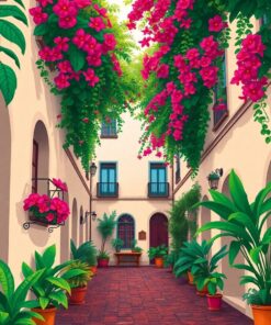 Tropical Flora Paint Numbers