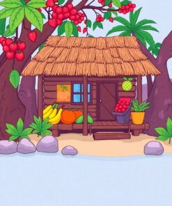 Cabin Fruit Paint Numbers