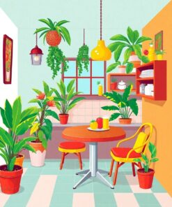 Breakfast Nook Paint Numbers