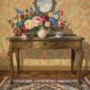 Cozy Vintage Floral Console Paint By Numbers