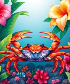 Tropical Bloom Paint Numbers