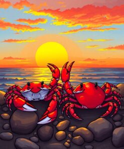 Basking Sundown Paint Numbers