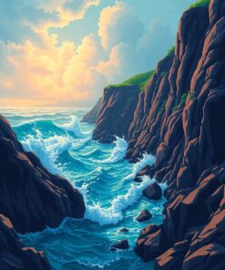 Beneath Monstera Paint Numbers