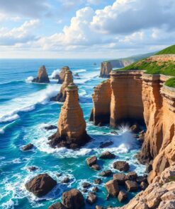 Stone Pillars Paint Numbers