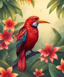 Faded Tropics Paint Numbers