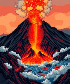 Vintage Eruption Paint Numbers