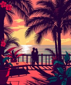 Cabana Shadows Paint Numbers