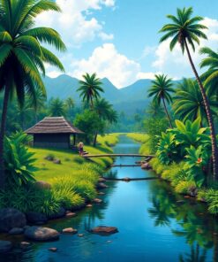 Tropical Creek Paint Numbers