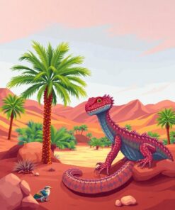 Palm Oasis Paint Numbers