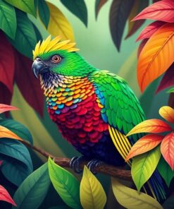 Among Leaves Paint Numbers