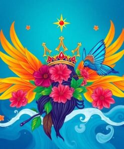 Crowning The Tropical Spirit Paint By Numbers