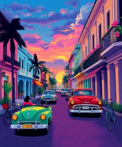 Cuban Streets Paint Numbers
