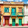 Crumbling Colonial Cuban Facade Paint By Numbers