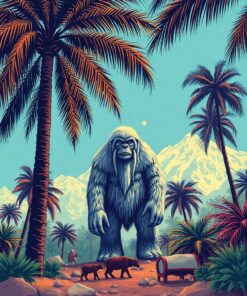 Vintage Palms Paint Numbers