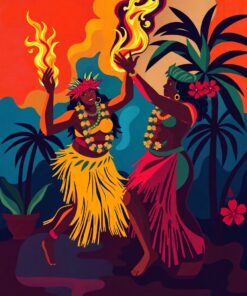 Fire Dance Paint Numbers